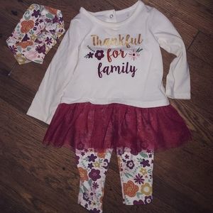 Chick Pea White and Red Kids Costume Set